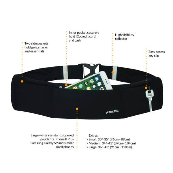 Fitletic 360 Running Storage Belt - Image 8