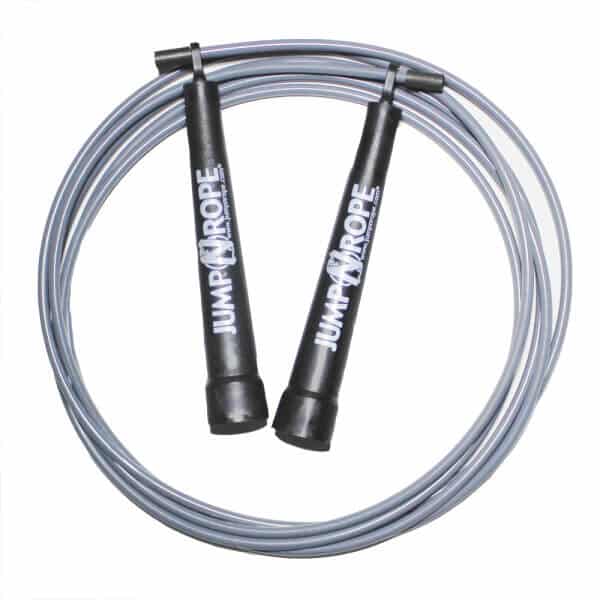 r25-gray-short JumpNRope R2.5 Hybrid Speed Rope - Image 2