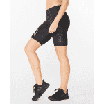 2XU Light Speed Mid-Rise Compression stuttbuxur, kvenna - Image 3