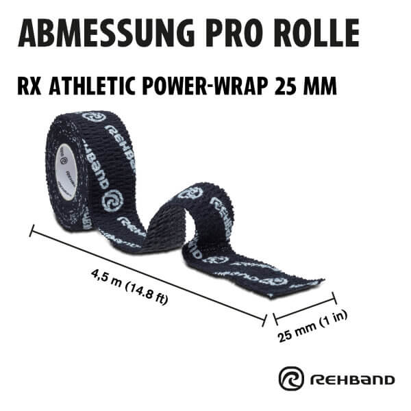 measure_rehband_rx_athletic_power_wrap_25_black_de Rehband Rx Athletic Power-Wrap 25mm - Image 4