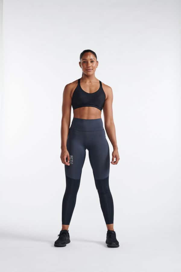 WA7101b_BLK-WRF_01 2XU LightSpeed React Hi-Rise Compression Tights, Kvenna - Image 7