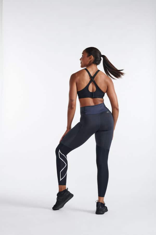 WA7101b_BLK-WRF_06 2XU LightSpeed React Hi-Rise Compression Tights, Kvenna - Image 3