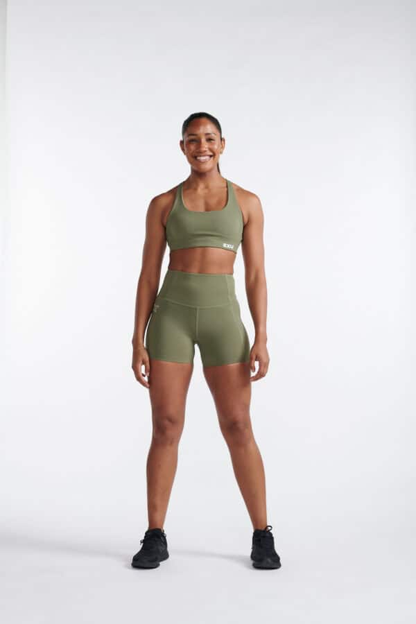 2XU OL FormSoft Touch Hi-Rise Comp stuttbuxur, kvenna - Image 7