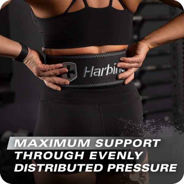 81TW9MlLX3L._AC_SL1500_ Harbinger 10mm Smellu Kraftlyftingabelti - Image 5