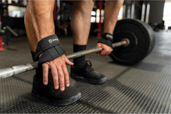 Harbinger Figure 8 Padded Lifting Straps - Image 2