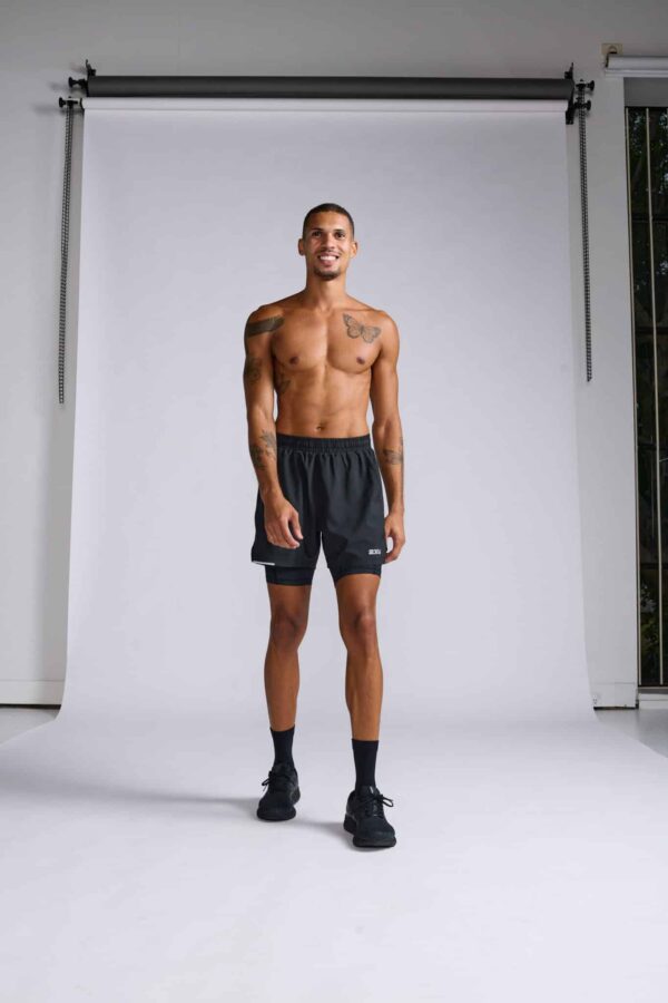 2XU Aero Mesh 2-in-1, 5" Short, karla - Image 5