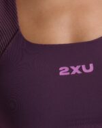 2XU Ribbed Longline Low Impact Bra - Image 3