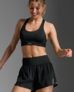 2XU Aero Hi-Rise 2in1 3Inch Shorts, Kvenna - Image 5