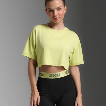 2XU Form Soft Jersey Crop Tee, Kvenna
