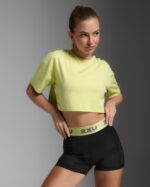 2XU Form Soft Jersey Crop Tee, Kvenna - Image 5