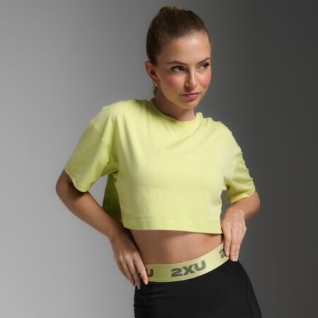 2XU OL Form Soft Jersey Crop Tee, kvenna