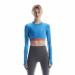 On LS Train Long Sleeve Crop, kvenna