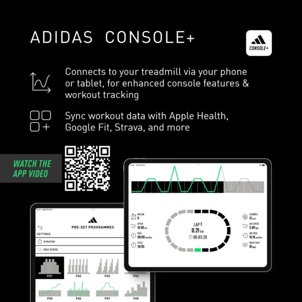 T-19_Bluetooth_Treadmill_Infographics_-_2_adidas_Console_App_4f11f835-ba6c-4da9-8cca-d0f4c9cd2b5a.jpg Adidas hlaupabretti T-19i - Image 7