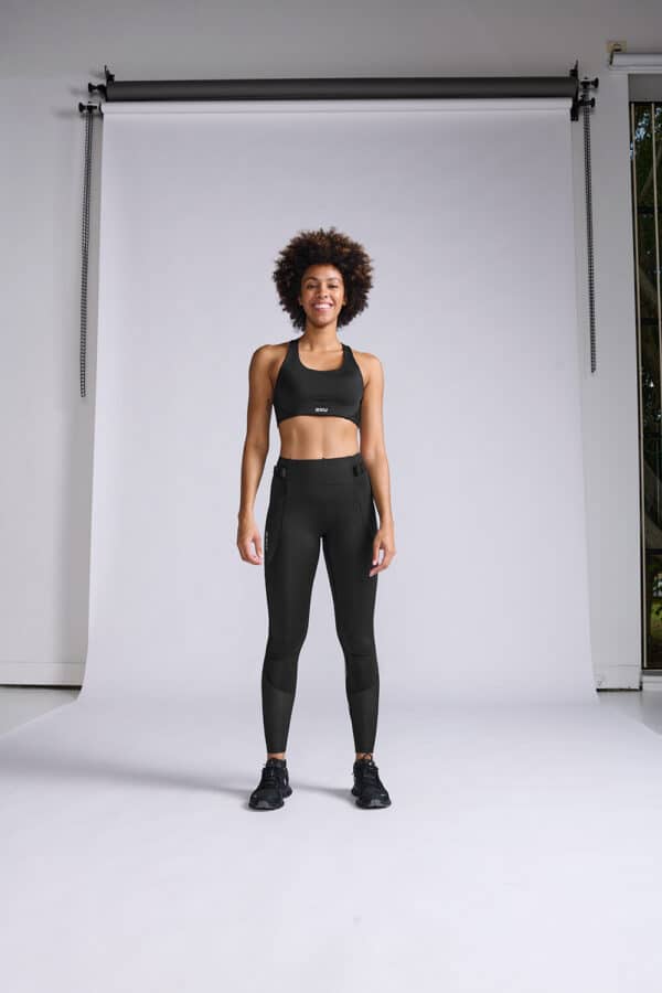 WA7378b_BLK-BRF_1 2XU Aero Mesh Hi-Rise Comp Tights, kvenna - Image 4