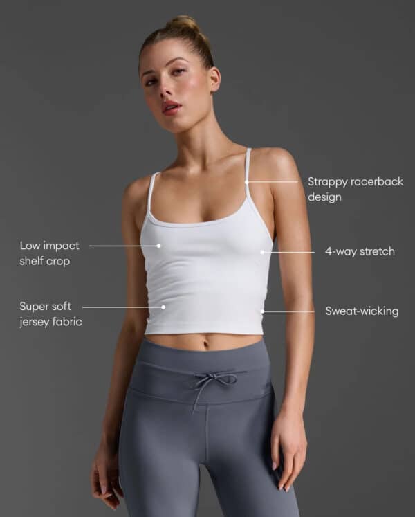 WR7477a_WHT-WHT_2_evghuw 2XU Flex Strappy Crop Tank, kvenna - Image 7