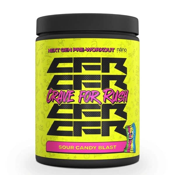 CFR - Sour Candy Blast - 1 Crave For Rush Rocket Pre-Workout 400g - Image 2