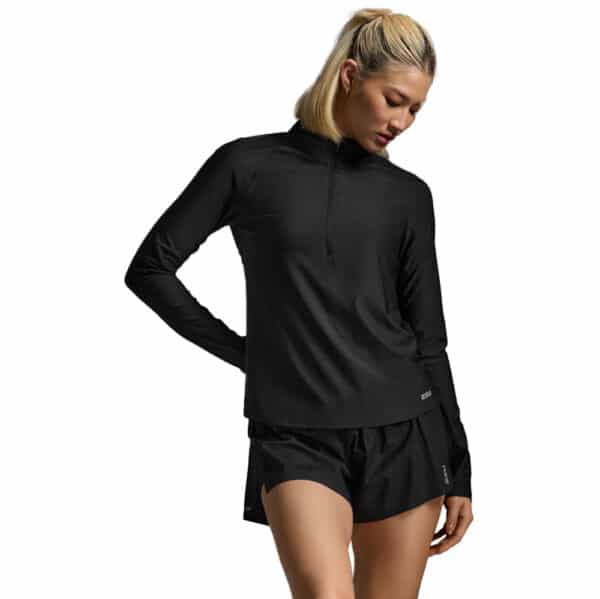 WR7245a_BLK-SRF-1x1 2XU Aero 1/2 Zip, hálfrennd peysa kvenna - Image 1