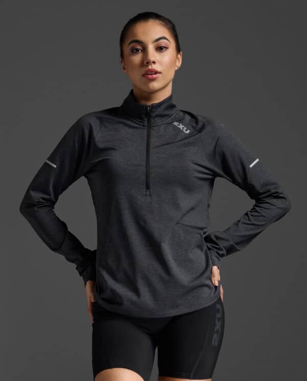 WR7245a_BLK-SRF_2_1 2XU Aero 1/2 Zip, hálfrennd peysa kvenna - Image 14