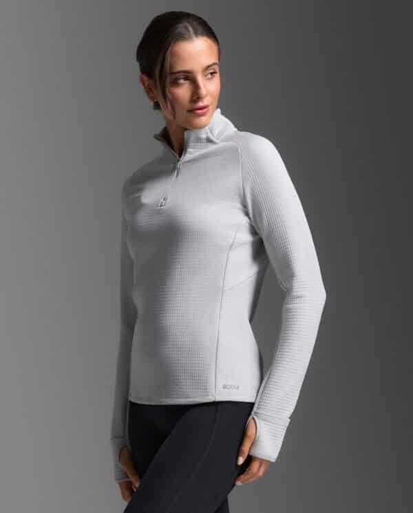 2XU Ignition Haptic 1/4 Zip, hlý peysa kvenna - Image 3