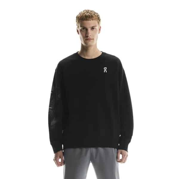 1MF30540192-club_crew_graphic-fw25-black_olive-m-1x1-tr-PLP On Club Crew Graphic, karla - Image 1