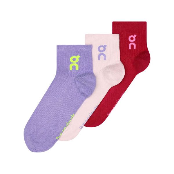 2UF10523891-logo_sock_mid_3p-fw25-orchid_comet-u-d On LS Logo Sock miðháir hversdagssokkar (3 pör) - Image 1