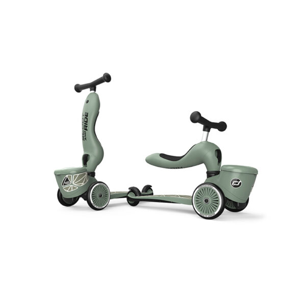 HWK1L-GREENLINES- STAND & SEAT-210621-01.120.23 Scoot & Ride - Highwaykick 1 Lifestyle - Image 1