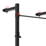 RJR Wall Mounted Folding Rack, veggfestur lyftingarekki - Image 2