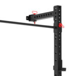 RJR Wall Mounted Folding Rack, veggfestur lyftingarekki - Image 4