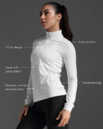 2XU Flex 1/2 Zip Long Sleeve, hálfrennd peysa kvenna - Image 5