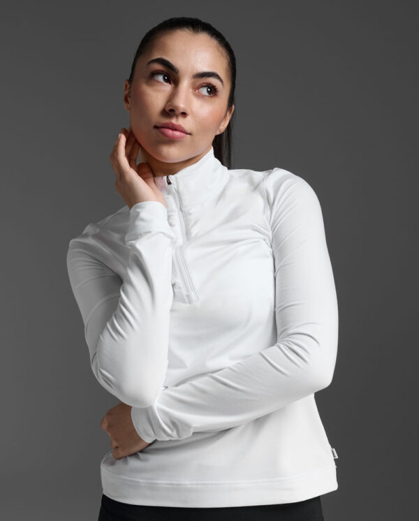 2XU Flex 1/2 Zip Long Sleeve, hálfrennd peysa kvenna - Image 8