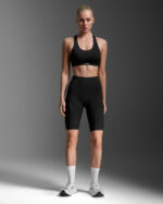 2XU LightSpeed React Hi-Rise Compression Tights, 9" stuttbuxur kvenna - Image 2