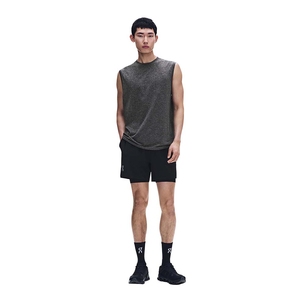 1MG30270553-train_2_in_1_shorts-fw26-black-m-1x1-tr-PLP On Train 2-in-1 Shorts 1, stuttbuxur karla - Image 1